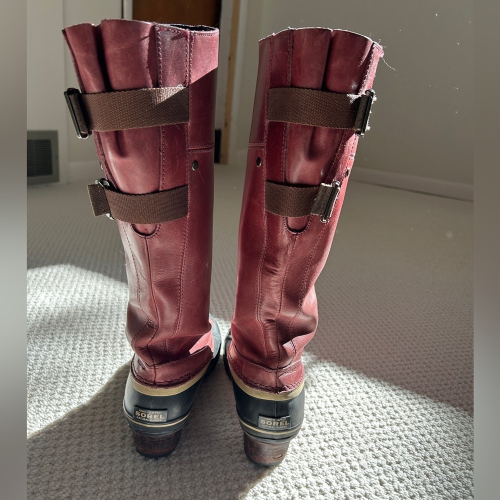 Sorel Slimpack Tall Riding Boots Winter Classic Rare! Women’s 10 40 - Picture 2 of 6